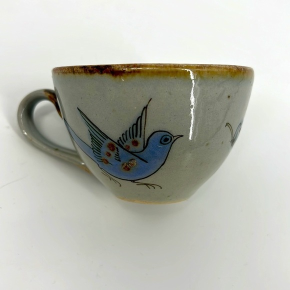 Ken Edwards El Palomar Pottery
Coffee Tea Cup Mug Tonala Mexico Blue Bird Floral - Picture 7 of 13